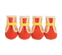 carotoe Pet Comfortable Shoes Set Permeable Dog Boot Booties Ensuring and Comfort Shoes
