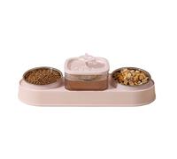 carotoe Pet Feeding Bowl Cats Raised Food Bowl Small Dog Cats Food Large Capacity AntiSlip Water Dispenser Waterer Supplies Pet Water Fountain
