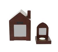 carotoe Pet Urn Box Wood Ashes Container Holders for Preserving Lastings Memory of Dog Cats Keepsakes Remembrances Urn Pet Memorial Box