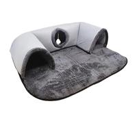 carotoe Polyester Cats Adventure Tunnel with Noise Reducing Padding Collapsing Structure Shelter House for Indoor Entertainment Cats Shelter Place