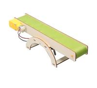 carotoe Portable Small Conveyor Belt with Counter Ideal for Science Labs and Home Education Teaching Aid Physics Experiment Device