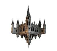 carotoe Realistic 3D Optical Corner Wall Sticker for Home and Easy Install Decor Easy Install