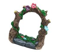 carotoe Realistic Resins Tree Cavity Ornament Fish Tanks Aesthetic Miniature Artificial Tree Hollows Ornament Fish Shelter Resins Cave Tanks Accessory