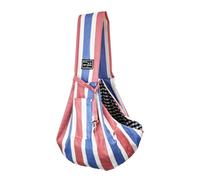 carotoe Secure Pet with Ergonomic Panel Interior Fashionable Striped Pattern Travel Companion for Small Animals Breathable Pet