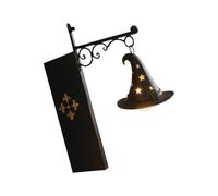 carotoe Shelf Decor, Halloween Bookend Lamp with Soft Accent Radiance, Black Bat Bracket for Desk Styling Gothic Bookshelf Lamp Indoor Seasonal Accent Reading