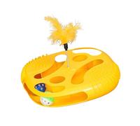 carotoe Smart Puss Device with Colorful and Elastic Quills for Mental Challenge, Play, Robust Polystyrene Polystyrene Puss Toy