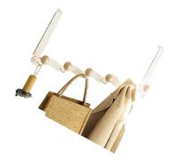 carotoe Space-Saving Rustproof Door Hook Quick-Mount Design for Towels Bags Accessories Over Door Hook