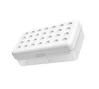 carotoe Stackable Pencil Box with Hinged Lid Pencil Organiser Storage Container for Students Artists Safe Container