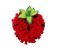 carotoe Strawberry Shape Snuffle Pad Sniffing Pad for Small Pet to Promote Slow Feeding and Mental Stimulation Activity Toy Snuffle for Dog