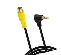 carotoe Video Adapter Cable, 3.5mm TRS Male to Single Phono Female Converter, Gold Plated Connector, Copper Conductor Wiring, 1M Playback Format Stereo Port Phono Socket Av Connector Hookup Setup