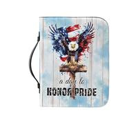 carotoe Waterproof PU Leather Purse with Strengthened Stitching Suitable for Work and Worship Spacious Religious Book Holder