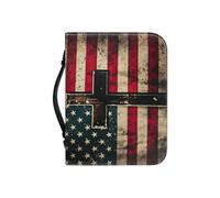 carotoe Waterproof PU Leather Purse with Strengthened Stitching Suitable for Work and Worship Spacious Religious Book Holder