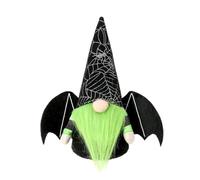 carotoe Witch Bat Faceless Old Figurine Soft Polyester Craft Plush Decoration for Halloween Festivities Festives Accessory Halloween Decoration