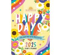 Carousel Calendars 2025 The Happiness Club Diary Planner: Plastic Free Packaging