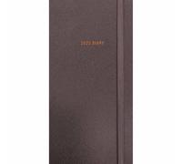 Carousel Calendars Fashion Diary Charcoal Slim Diary 2025 (PFP)
