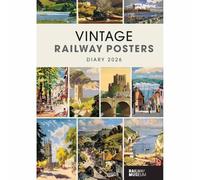 Carousel Calendars National Railway Museum, Vintage Railway Posters A5 Diary 2026