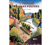 Carousel Calendars Vintage Railway Posters NRM A5 Diary 2025 (PFP)