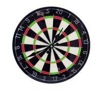 Carousel Home 30cm Round Glass Dartboard Clock | Dart Board Shaped Wall Clock Novelty Darts Clock | Darts Wall Decor - Darts Gifts