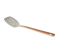 Carousel Home and Gifts 32cm Hammered Copper Metal Slotted Turner Fish Slice Kitchen Utensil