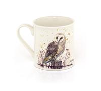 Carousel Home Barn Owl Fine China Coffee Cup | Woodland Owl Tea Cup Hot Drinks Tea Mug Coffee Mug | Wildlife Cup and Mug Gifts