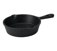 Carousel Home Cast Iron Tapas Pan, 12cm Mini Frying Pan Skillet with Pouring Spouts, Oven to Table Mini Cast Iron Dish