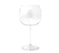 Carousel Home Clear Plastic Gin & Tonic Glass | Durable Acrylic Scratch-Proof Dishwasher-Safe Copa Glass | Reusable Drinkware Outdoor Picnic Gin Balloon - 570ml