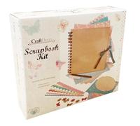 Carousel Home Complete Scrapbook Kit | DIY Scrap Book Craft Set with Spiral-Bound Book Papers & Accessories | Scrapbooking Supplies