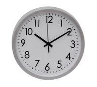 Carousel Home Contemporary Grey Wall Clock | Round Wall Mounted Clock Office Hanging Clock | Wall Clocks For Living Room - 19.5cm