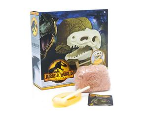 Carousel Home Jurassic World Dominion Dinosaur Skull Dig | T-Rex Dinosaur Dig Kit Dinosaur Fossil Dig Up Kit | Dinosaur Fossils Palaeontology Dig Out Set - Dinosaur Gifts