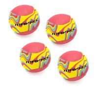 Carousel Home Pack of 4 Water Bouncing Skim Balls | Water Skipping Swimming Pool Balls | Kids Pool Toys Wave Skimmers - 5.5cm