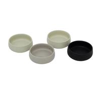 Carousel Home Set of 4 Stoneware Tapas Bowls | Small Snack and Dip Serving Dishes | 4-Piece Nibbles Bowls for Entertaining