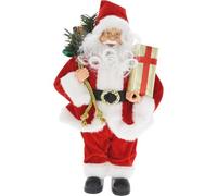 Carousel Home Traditional Father Christmas Figure | Standing Santa Claus Ornament Santa Claus | Santa Figurine Father Christmas Decorations Indoor - 30cm