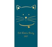 Carousel Worldwide 2027 Cat Lover Diary, Slim Week to View, Deluxe