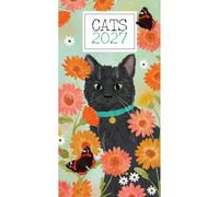 Carousel Worldwide 2027 Cats Diary, Slim Week to View