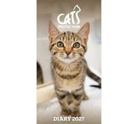 Carousel Worldwide 2027 Cats Protection Days Diary, Slim Week to View, Deluxe