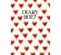 Carousel Worldwide 2027 Emma Bridgewater Big Pink Hearts Diary, A6 Week to View