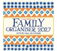 Carousel Worldwide 2027 Emma Bridgewater Fruit and Flowers Tiles Wall Planner, Week to View