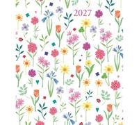 Carousel Worldwide 2027 Floral Numbers Pocket Diary, Week to View