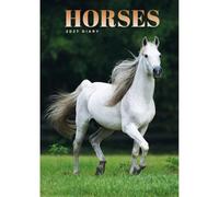 Carousel Worldwide 2027 Horses Diary, A5 Week to View Planner, Wire-O