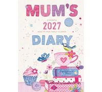 Carousel Worldwide 2027 Mum’s Fabric Diary, A5 Week to View Planner, Wire-O