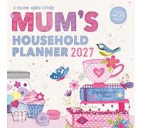 Carousel Worldwide 2027 Mum’s Fabric Household Wall Planner, Month to View