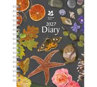 Carousel Worldwide 2027 National Trust Illustrated Diary, Week to View, Deluxe Wire-O