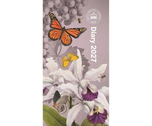 Carousel Worldwide 2027 Royal Botanic Gardens Slim Diary, Week to View, Deluxe