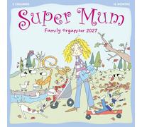 Carousel Worldwide 2027 Super Mum Wall Planner, Month to View