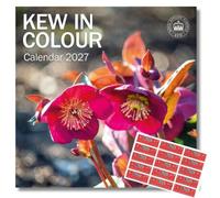Carousel Worldwide 2027 Wall Calendar with Stickers | Royal Botanic Gardens | 30.5x30.7 cm | Kew in Colour | Month to View | High Quality Images | UK Holidays | Hanging Hole | For Home & Office