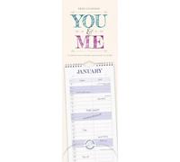 Carousel Worldwide 2027 You and Me Slim Wall Planner