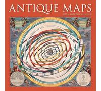 Carousel Worldwide Antique Maps 2027 Square Wall Calendar - 16-Month Calendar, Monthly Square Wall Calendar for Home or Office, 12″ × 12″, Gift