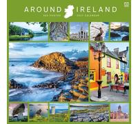Carousel Worldwide Around Ireland 2027 Square Wall Calendar, 12-Month Calendar, Scenic Irish Landscapes