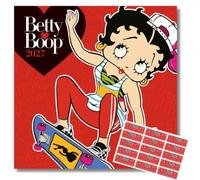 Carousel Worldwide Betty Boop 2027 Wall Calendar with Planner Stickers | 30.5x30.7 cm | Month to View | High Quality Images | Space for Notes | Pre-punched Hole for Hanging | For Home & Office