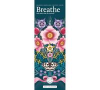Carousel Worldwide Breathe 2027 Slim Wall Calendar, 12-Month Calendar, Mindfulness & Inspirational Design